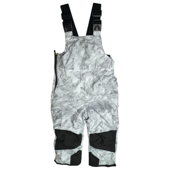 All in Motion Unisex Kids Snow Bib Pants Overalls Gray X-Small 4-5 Winter New - Picture 1 of 9